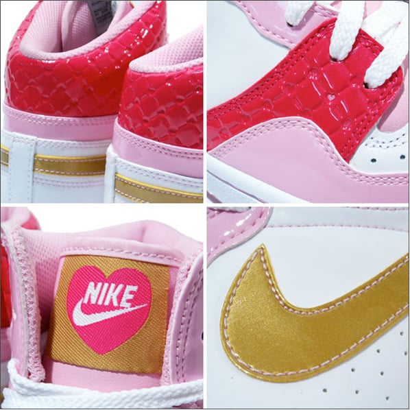 Nike Court Force High 2008 Valentines Day Womens