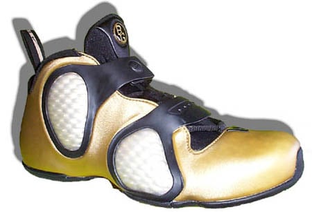 nike flightposite gold