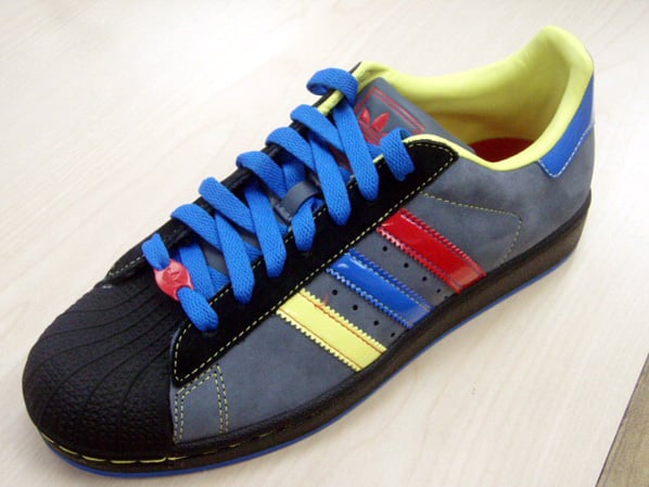 Adidas Superstar 2 and ZX750 Lego