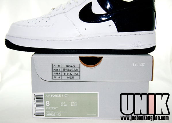 Nike Air Force 1 - Obsidian/White