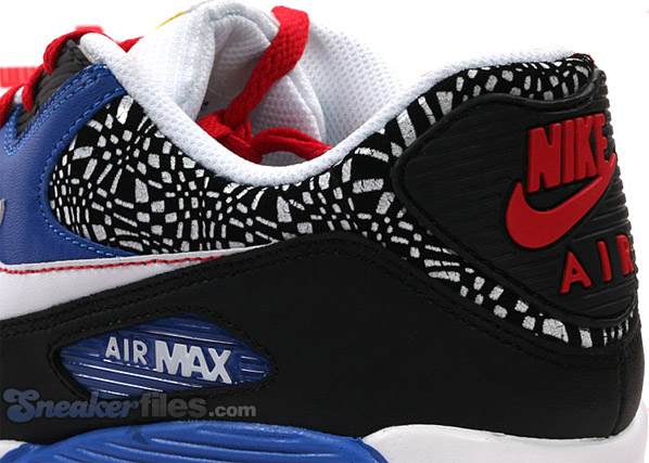 Nike Air Max 90 - Black/White/Blue/Red
