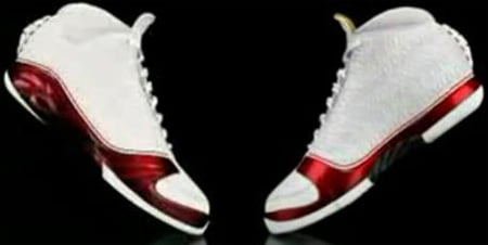 jordans 23 white and red