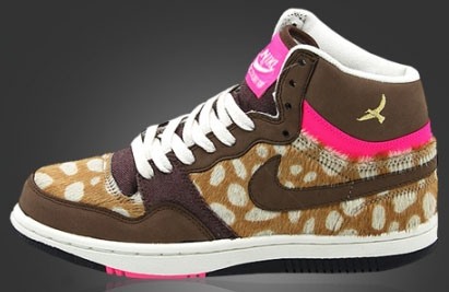 Womens Nike Court Force Hi and Blazer Low - Bambi