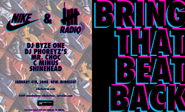 Bring That Beat Back Nike and Undefeated Radio Bring That Beat Back Nike and Undefeated Radio