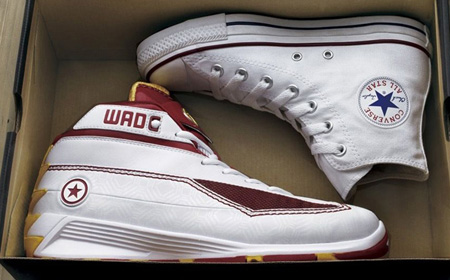 Converse Wade 3 White/Burgundy/Yellow