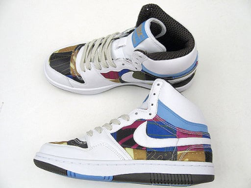 Nike Womens Patchwork Court Force Hi Premium