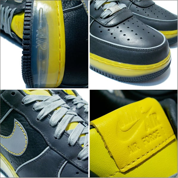 Nike Air Force 1 Anthracite/Light Charcoal-Zest