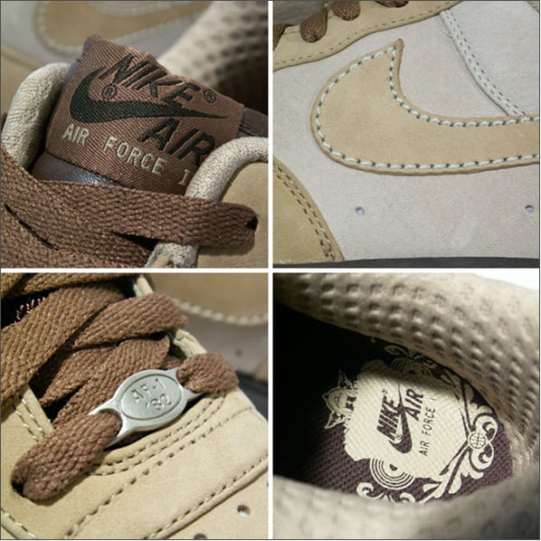Nike Air Force 1 Tweed/Tweed-Light Bone Baroque Brown