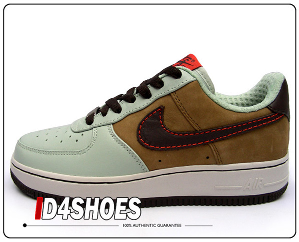 Nike Air Force 1 Womens Seafoam/Dark Cinder - Walnut Nike Air Force 1 Womens Seafoam/Dark Cinder - Walnut