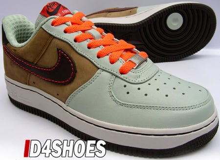 Nike Air Force 1 Womens Seafoam/Dark Cinder - Walnut Nike Air Force 1 Womens Seafoam/Dark Cinder - Walnut