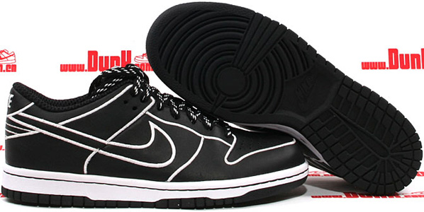 Nike Dunk Low Womens 1 Piece Black/White