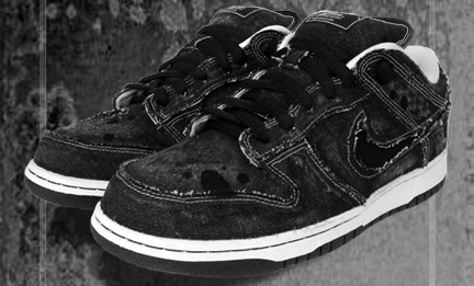 Nike Dunk Jail Breaker Series II Black Denim Custom