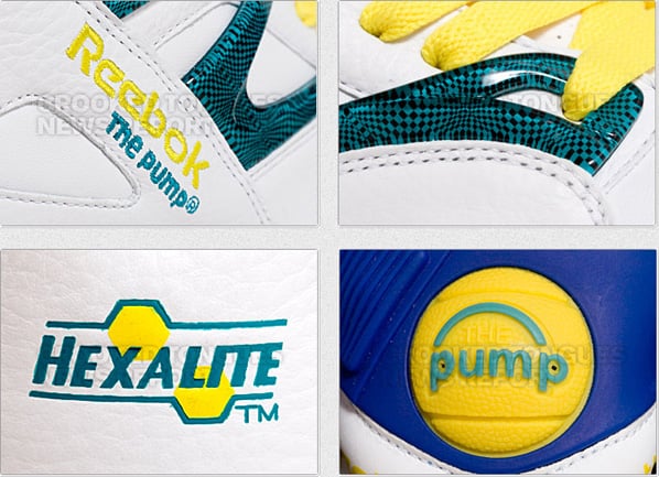 Reebok Pump Omni White/Yellow/Blue