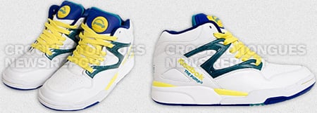 Reebok Pump Omni White/Yellow/Blue