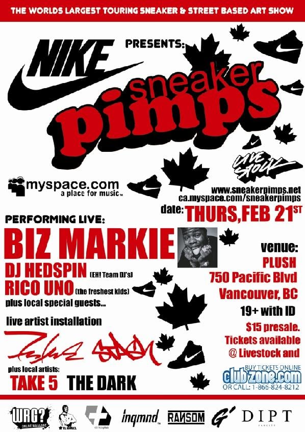 Sneaker Pimps Vancouver, BC Canada February 21 2008