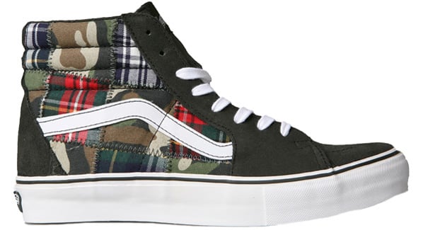 Vans SK8-Hi and Slip On Patchwork Camo Vans SK8-Hi and Slip On Patchwork Camo
