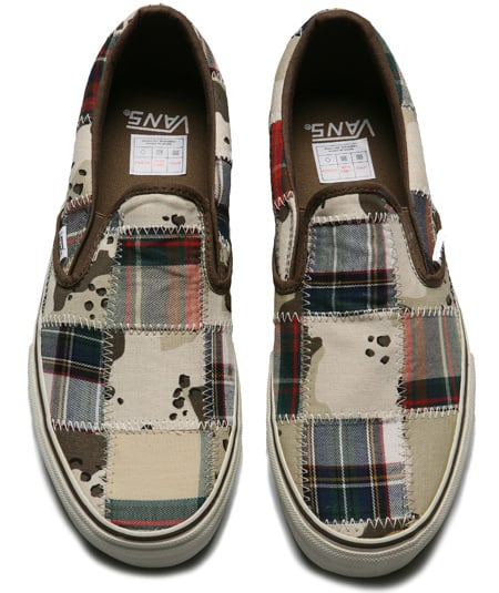 Vans SK8-Hi and Slip On Patchwork Camo Vans SK8-Hi and Slip On Patchwork Camo