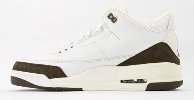 Air Jordan 3 III White Mocha 2001 Retro