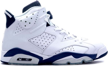 jordan 6s white and blue