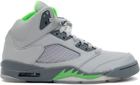 jordan retro grey and green