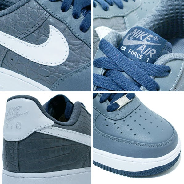 Nike Air Force 1 Premium - Flint Grey/White/Navy