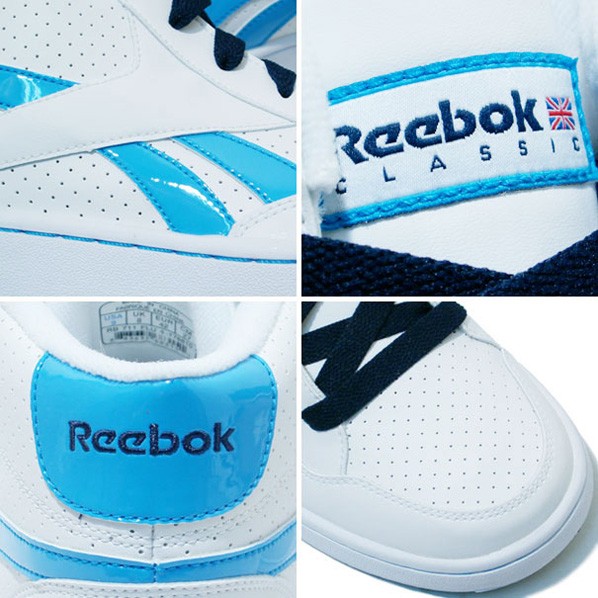 Reebok CL BB Zone Mid White / Royal Blue