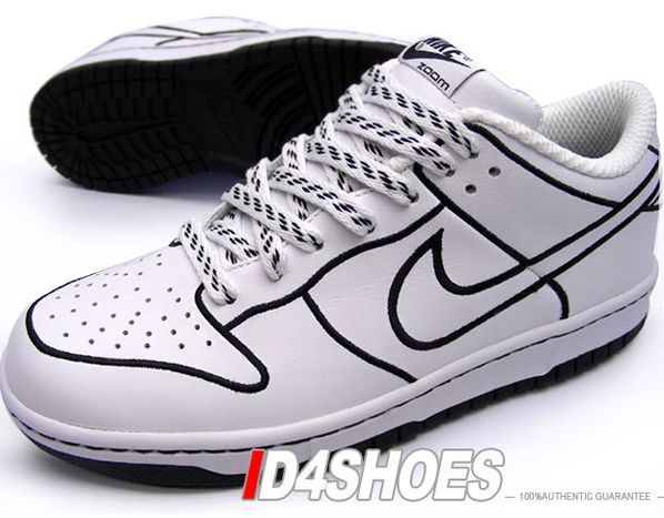 Nike WMNS Zoom Dunk Low 1 Piece - White/Black | SneakerFiles