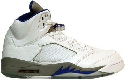 Air Jordan 5 (V) Retro White / Sport Royal / Stealth