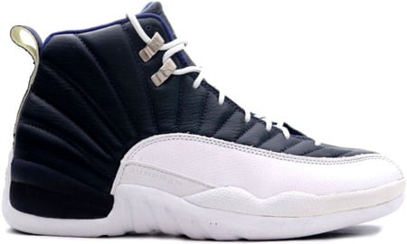 Air Jordan Original / OG 12 (XII) Obsidian - White - French Blue