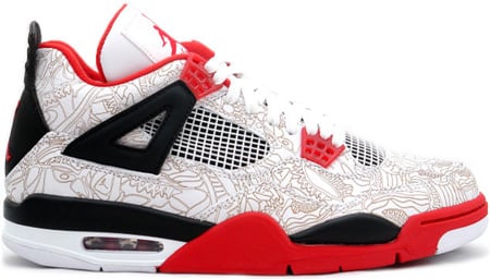 air jordan 4 black fire red