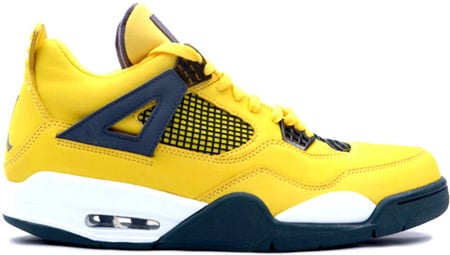 blue and yellow jordan 4