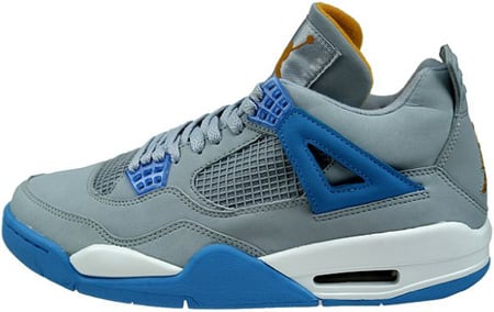 jordan 4 blue and gold