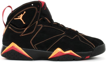 Air Jordan 7 (VII) Retro Black / Citrus 