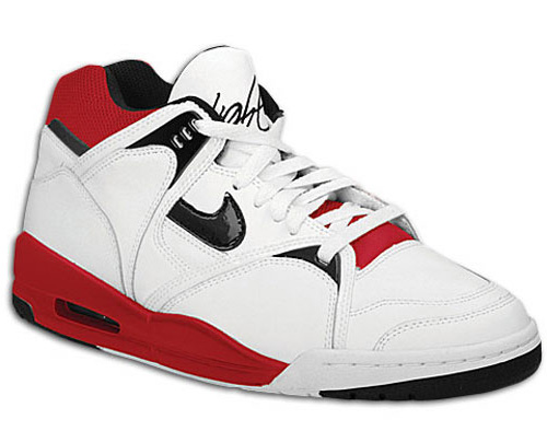 Nike Air Bound 2 Retro - White / Black / Varsity Red and Silver / White / Black / Anthracite 