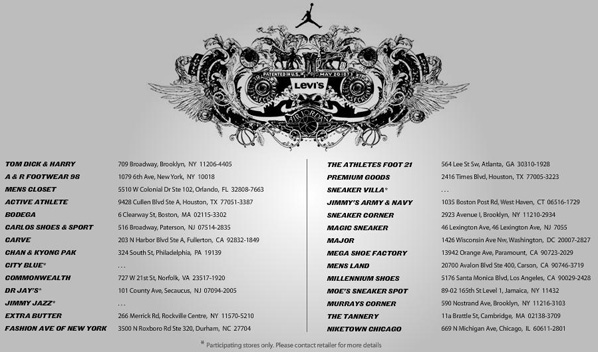 Release Date Reminder: Air Jordan 1 (I) Retro Levi Denim Pack