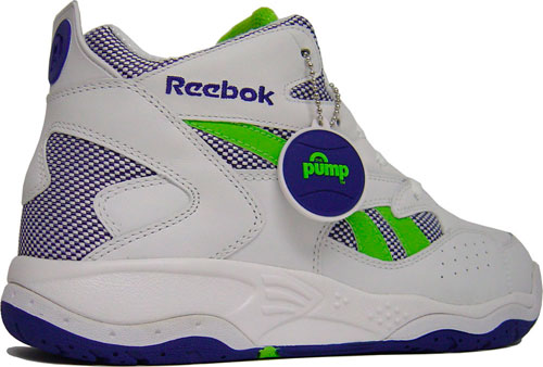 Reebok Pump D-Time White/Royal/Green at Purchaze