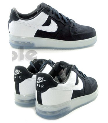Nike Air Force 1 Supreme - Black Suede/ White