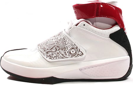 Air Jordan 20 (XX) Original OG White / Varsity Red - Black