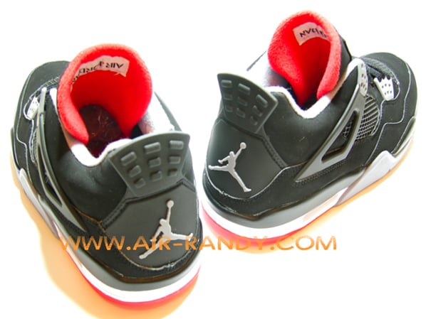 Air Jordan Retro 4 (IV) Black / Cement Grey - Fire Red Countdown Pack