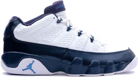 Air Jordan 9 (IX) Retro Low White / Blue Pearl