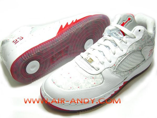 Air Jordan Force Fusion 5 (V) Low White / Varsity Red Is It The Shoes