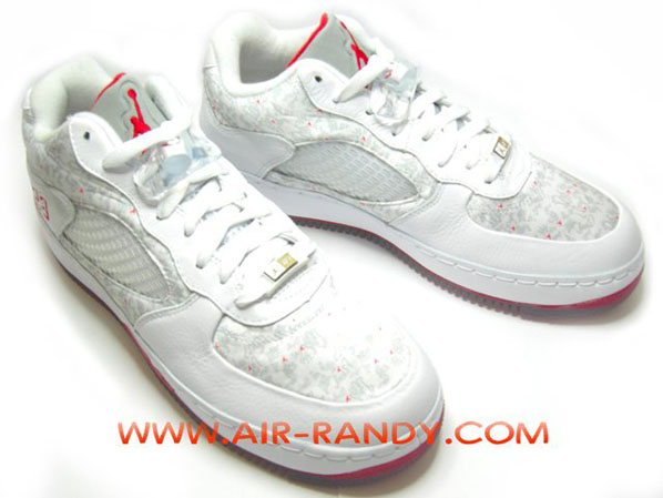 Air Jordan Force Fusion 5 (V) Low White / Varsity Red Is It The Shoes