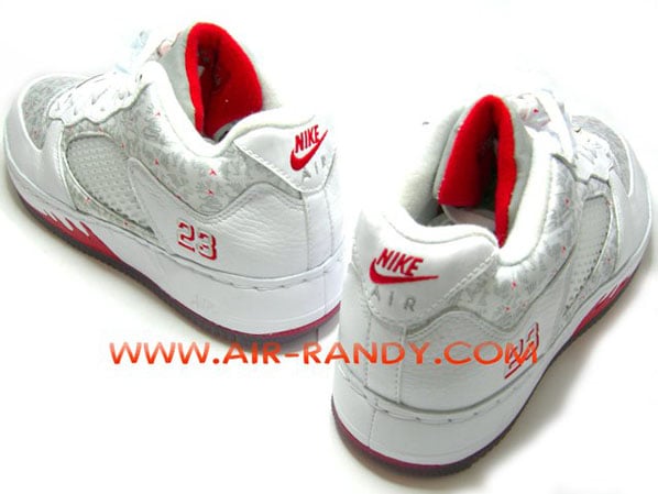 Air Jordan Force Fusion 5 (V) Low White / Varsity Red Is It The Shoes