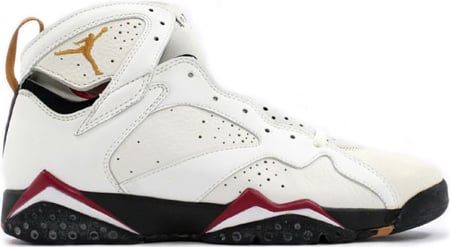 Air Jordan Original - OG 7 (VII) Cardinal White / Black - Cardinal