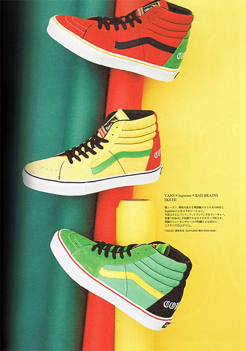 Bad Brains x Supreme x Vans SK-8 Hi