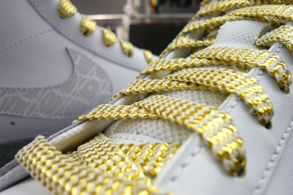 Nike Womens Blazer High - Metallic Croc