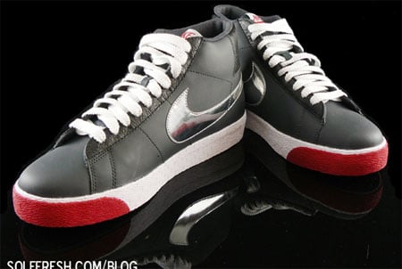 Nike Blazer High - Red / Black / Silver