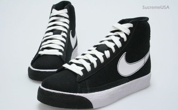 Nike Blazer Mid Denim Black / White
