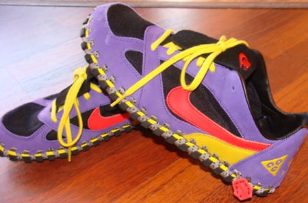 nike acg purple shoes