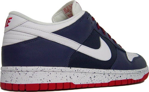 Nike Dunk Low Midnight Navy/White-Varsity Red at Purchaze